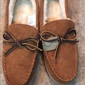 J. Crew Suede slipper.